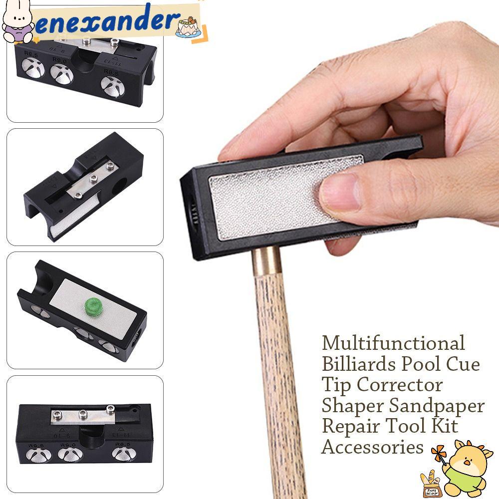 EXER Cue Tip Shaper เครื่องมือปรับแต่งและซ่อมบำรุงหัวคิว พร้อมหลากหลายฟังก์ชันสำหรับบิลเลียด