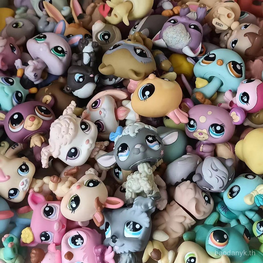 LPS Bulk Small Pet House Series Cat Dog Piglet Rabbit Bird Mouse Doll Decorative Toy Model