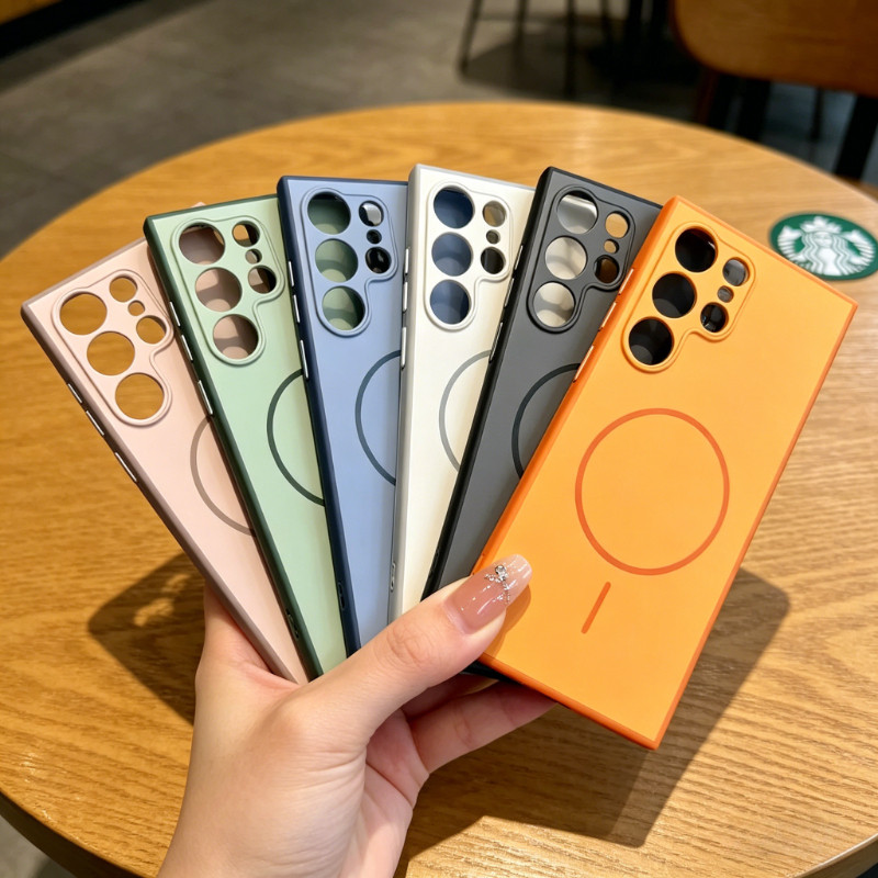 ขอบสีสันสดใส ป้องกันรอบด้าน ดีไซน์สองสี เท่ไม่ซ้ำใคร เคส สำหรับ Samsung ss Galaxy S25 Edge S24 S23 S