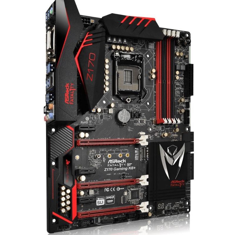 เอเอสร็อค Z170 Gaming K6+เมนบอร์ด1151สนับสนุน i56500 6600 i7 6700 7700kcpu