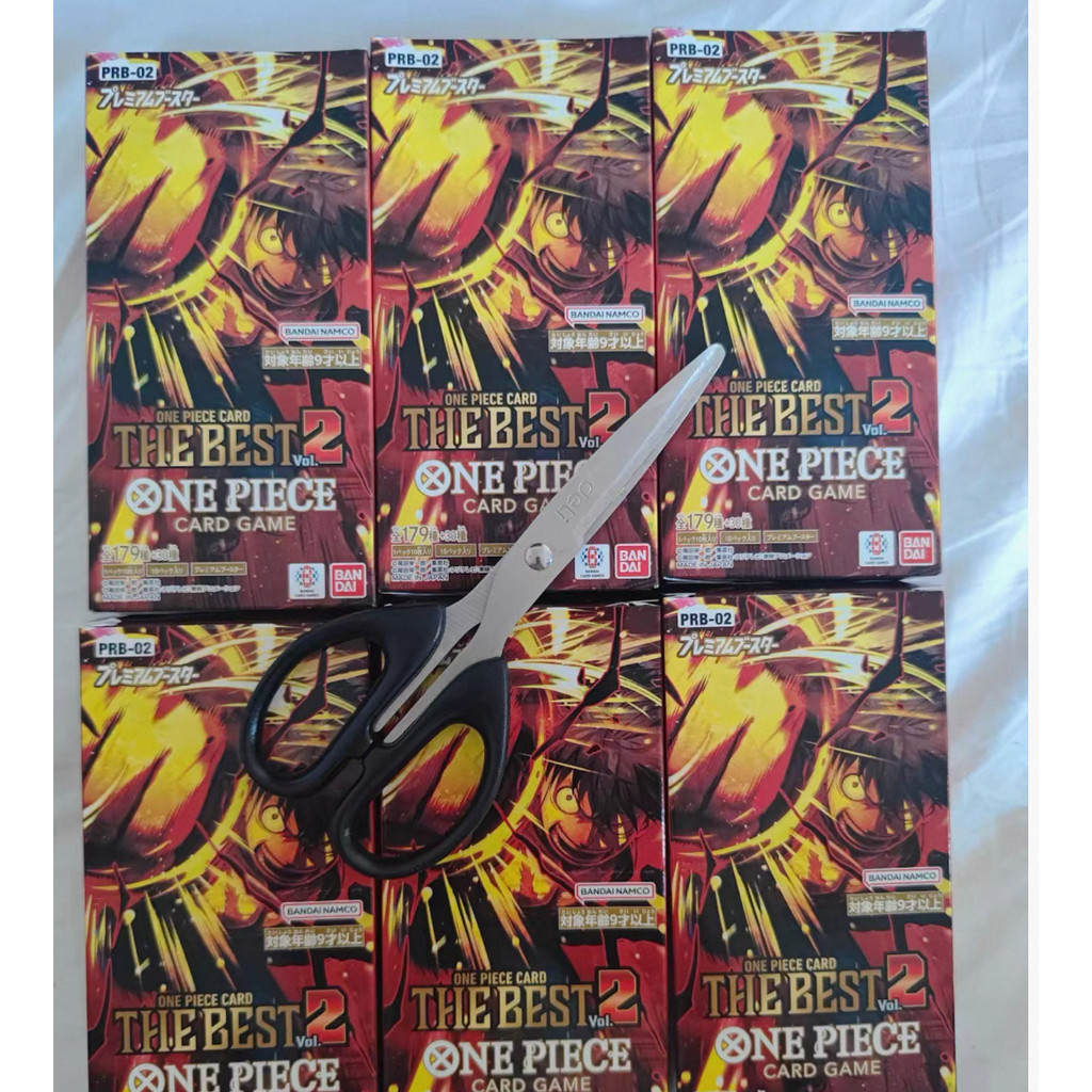 ONE PIECE CARD PRB02 Bandai ของแท้จากญี่ปุ่น One Piece PRB-02 Deluxe Booster Pack 4THU