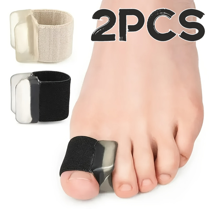2PCS Toe Separator Hallux Valgus Corrector Bunion Relief Overlopping Toes Spacer ซิลิโคนอ่อนนุ่ม Foot Care Orthotics