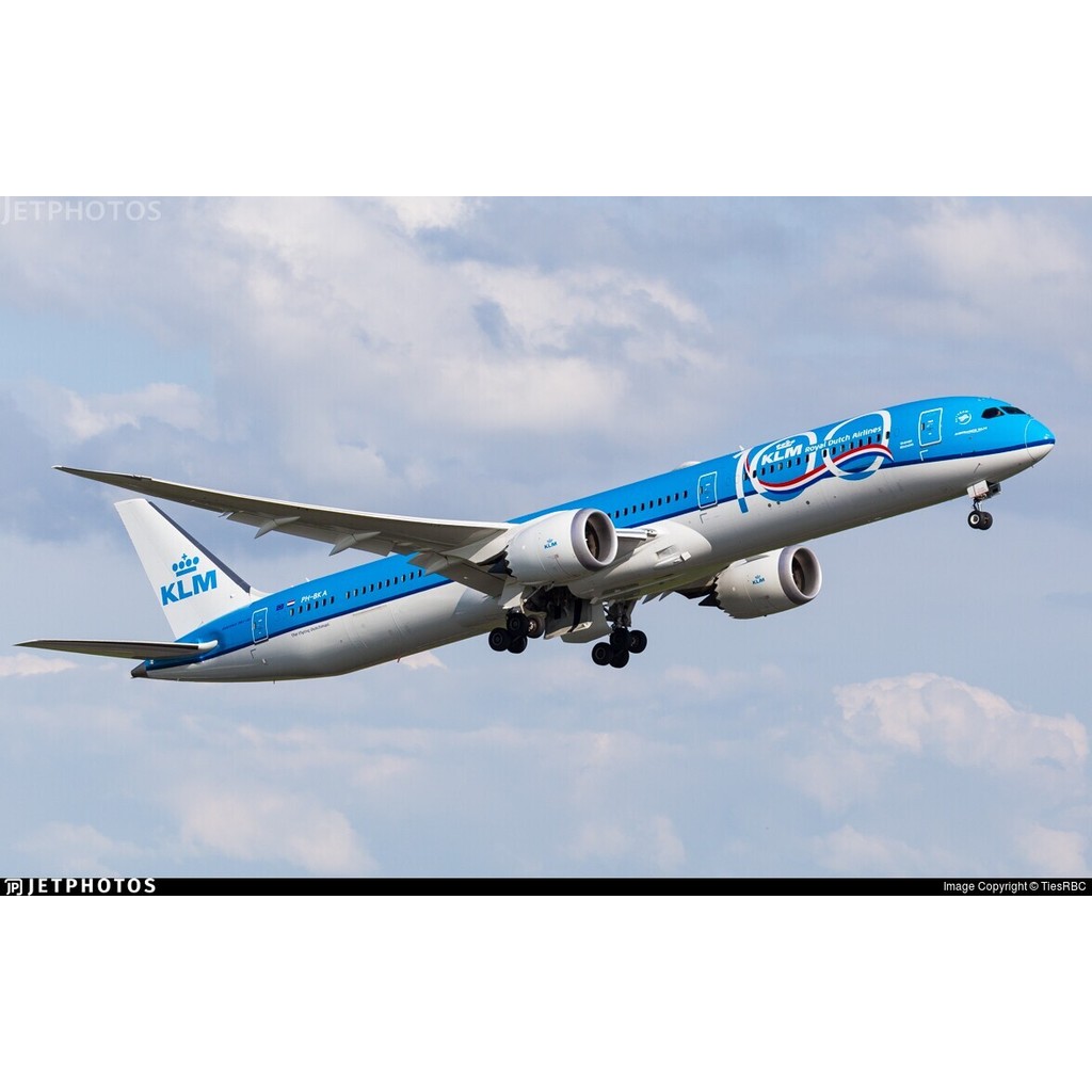 #1:: : รุ่น 400#PH荷兰皇家航空B787-10 เลขลงทะเบียน : พี