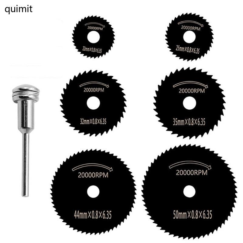 QUIM Mini Circular Set Cutting Discs Mini Drill with Extension Rod