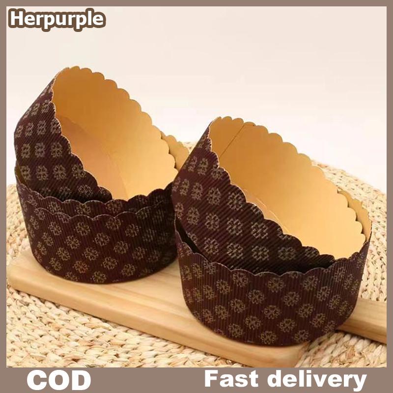 ถาดกระดาษ Herpurple แม่พิมพ์ Dove Pastry Bread เค้กกล่อง Paaging เค้กตกแต่งคริสต์มาส Holiday Party ค
