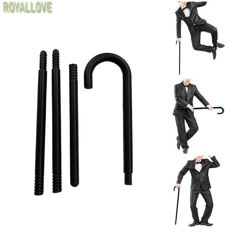 Royal Magician Cane Wizard Wand คอสเพลย์ Magic Wand Wizard Staff Magic Staff สีดํา