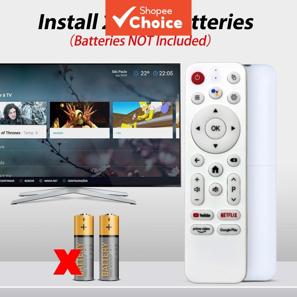 H313 รีโมทคอนโทรล IR ใหม่สําหรับ H313 TV Stick,สําหรับ Android 14.0 Streaming Stick กล่องทีวี (ไม่มีเสียง)