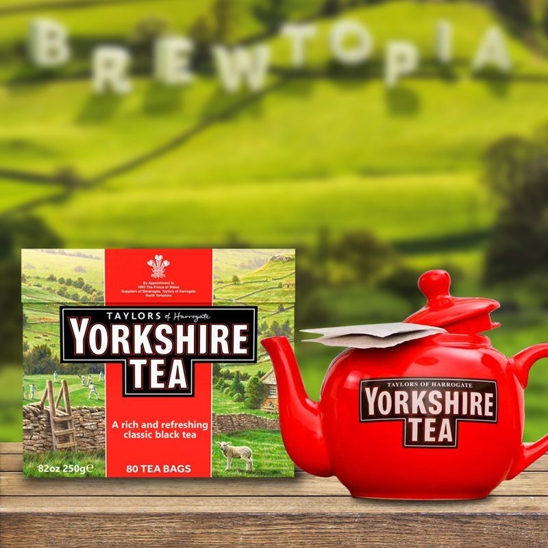 Yorkshire English Taylor Tea Yorkshire Black Tea Yorkshire Rich Flavour Seasoning Milk Tea Bag ถุงชา