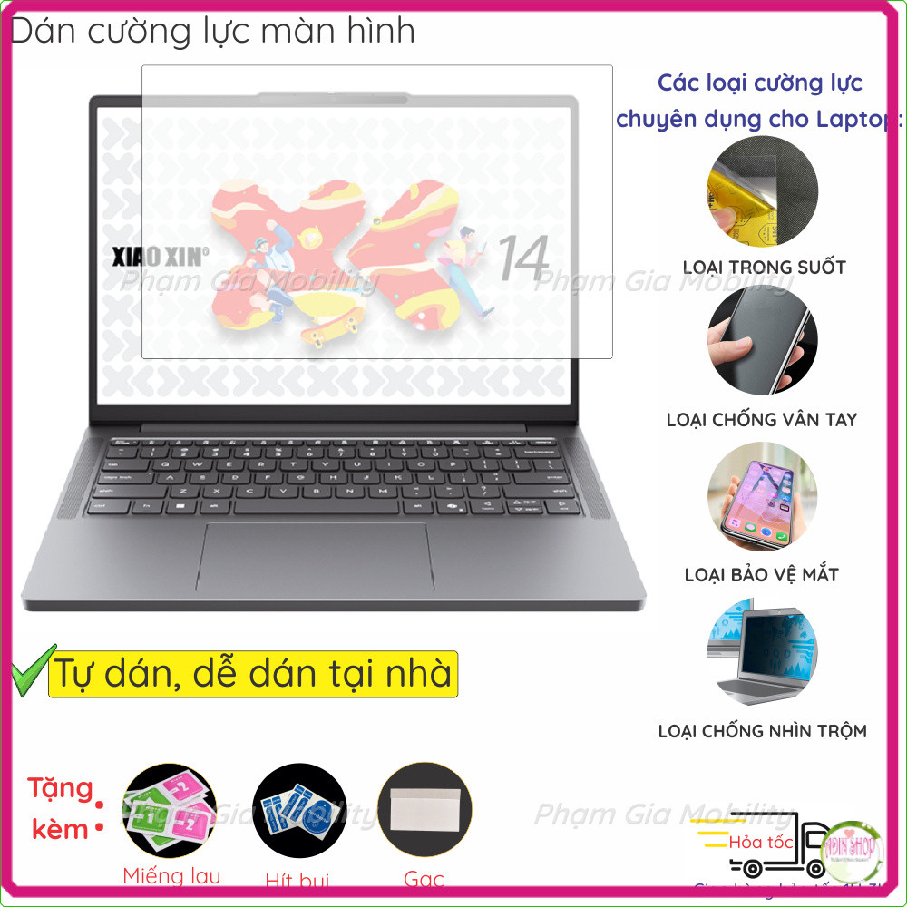 กระจกนิรภัยกันรอยหน้าจอสําหรับ Lenovo Xiaoxin 5 Pro 2025 83QG 14C 15C 16C AHP10R AHP9 AHP10 OLED nan