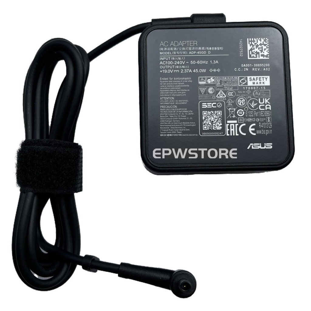 19V 2.37A 45W AC Adapter Charger สําหรับ ASUS VivoBook 15 F1504Z 14 F1402ZA-AB31