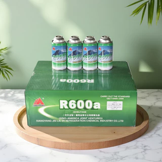 น้ำยาแอร์ R600a แบบกระป๋อง 220g กรัม น้ำยาตู้เย็น น้ำยาแอร์ Rivet