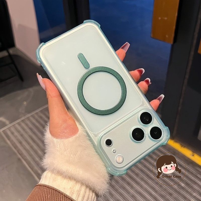 น่ารักแม่เหล็ก Frosted เคสโทรศัพท์สําหรับ Vivo Y35 Y33T Y32 Y31 Y29 Y29S Y28S Y28E Y28 Y27S Y22T Y22