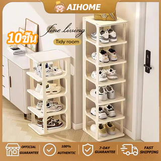 พร้อมส่ง ชั้นวางรองเท้า ที่เก็บรองเท้า จัดระเบียบห้องใหม่ 2-10ชั้น ซ้อนได้หลายชั้น ประหยัดพื้นที่