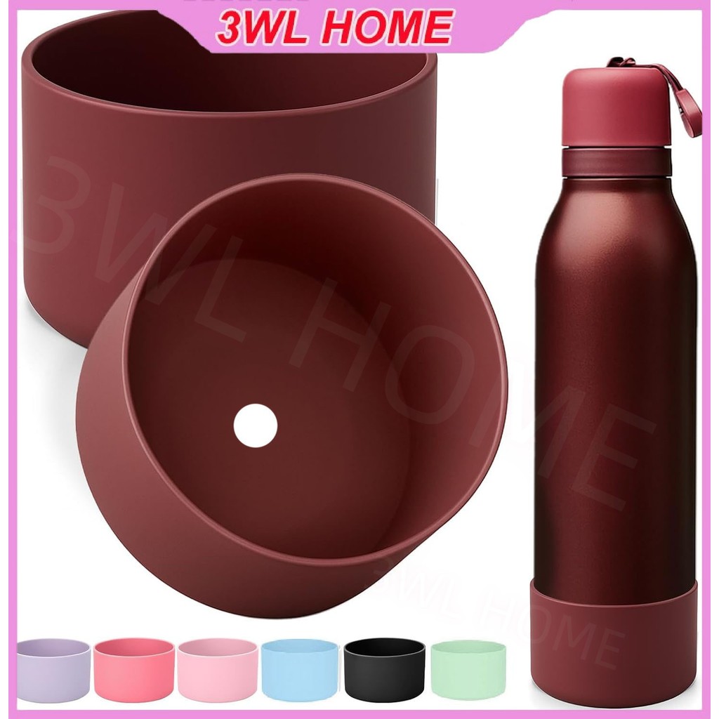 Portection Silicone Boot เข้ากันได้กับ Owala FreeSip Twist18oz/24oz ขวดน้ํา, กันลื่น, ลดเสียงรบกวน, ป้องกันรอยขีดข่วนซิลิโคน