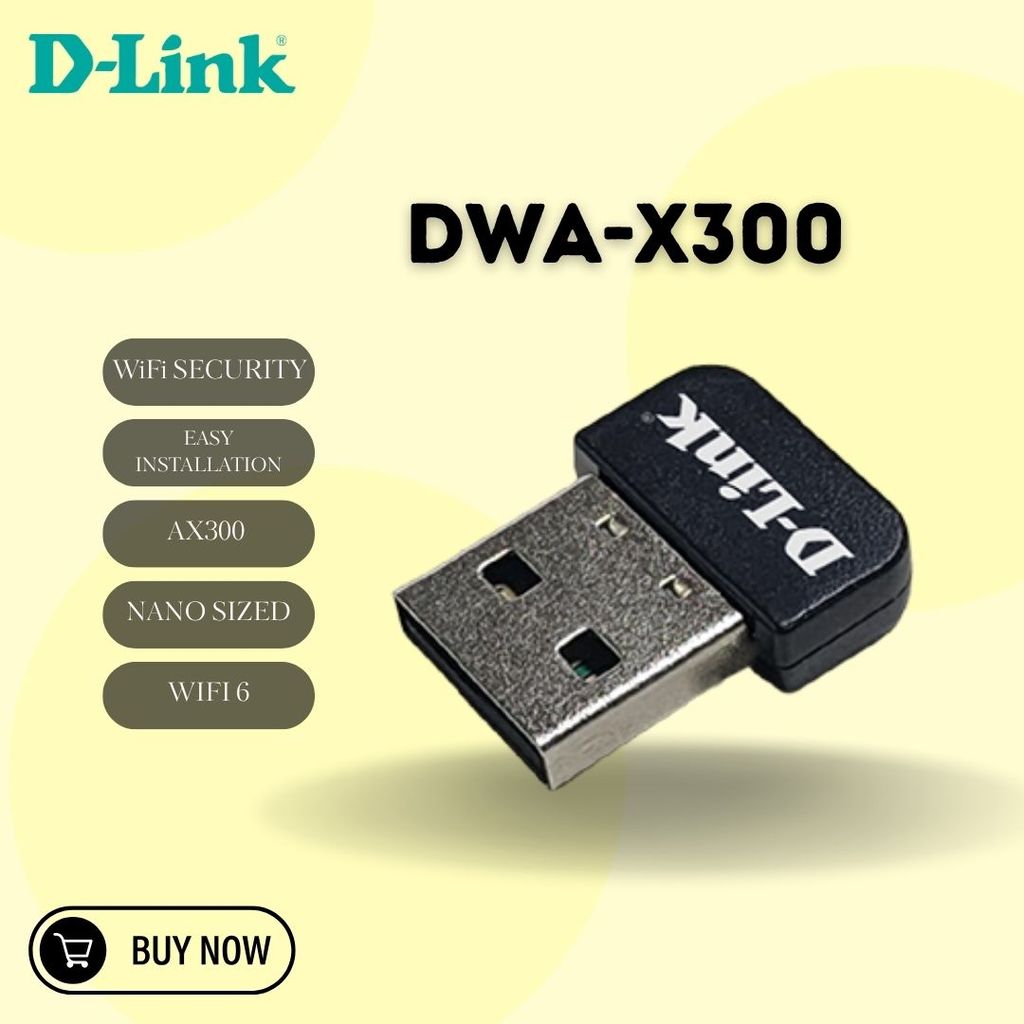 D LINK DWA X300 AX300 WI-FI 6 NANO USB