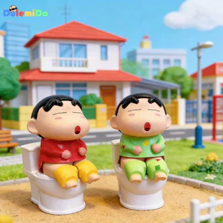 Creative สเปรย์น้ําห้องน้ํา Crayon Shin-Chan ตุ๊กตา Tricky ของเล่นตลก Decompression เครื่องประดับเดสก์ท็อปชุดนอน Crayon Shin-Chan มือ