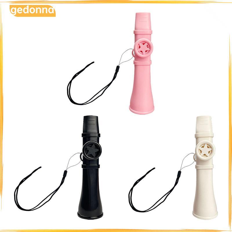 [gedonna] Kazoo Flute Colored Kazoo Mini Kazoo Portable Kazoo พร้อมสายคล้องคอ วัสดุ PP สําหรับผู้เริ