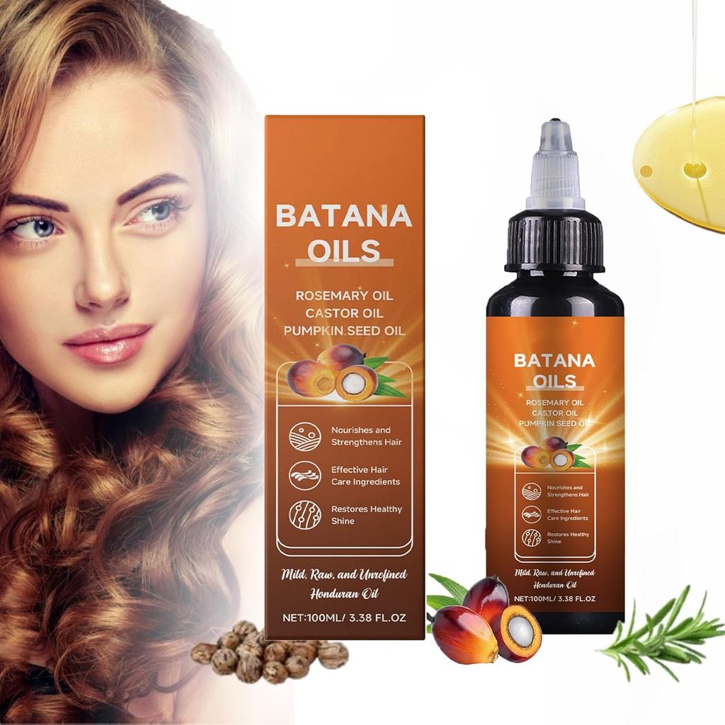 Batana Oil for Hair Growth,4-In-1 Liquid Batana Hair Oil,Batana Oil Organic,Botana Oil Hair Growth,A