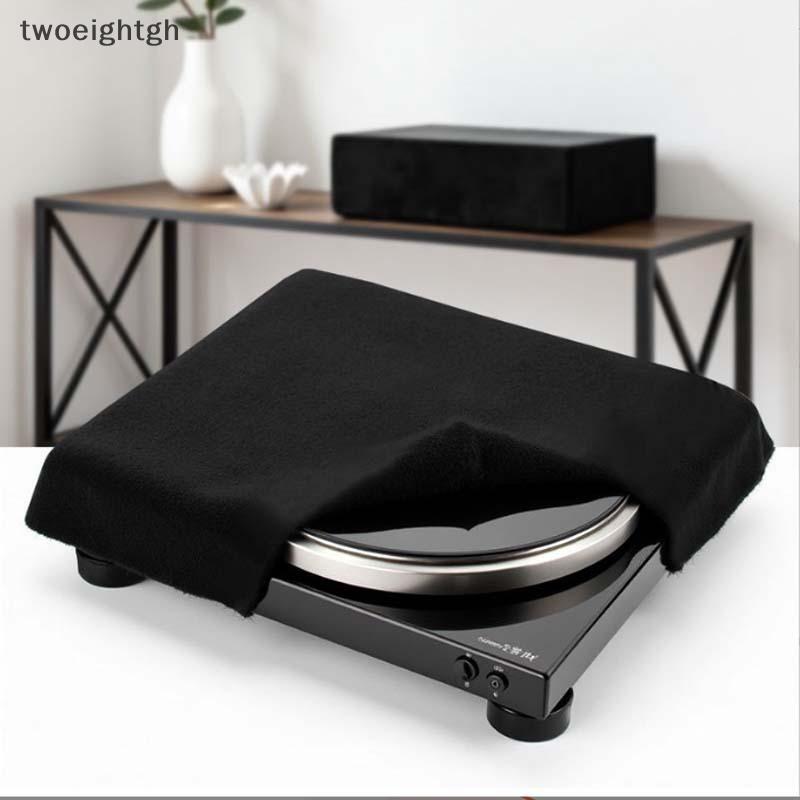 TWH 1 ชิ้นพับ Turntable ฝุ่นสําหรับ Audio-Technica AT-LP60XBT Turntable ฝุ่น Spandex ความยืดหยุ่นสูง