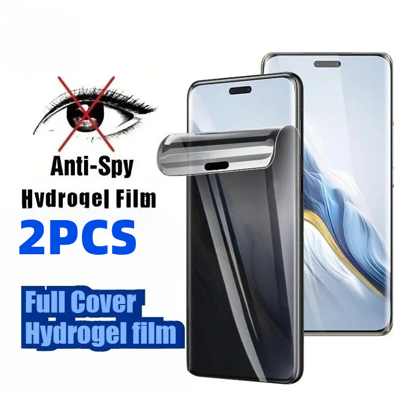 2 ชิ้นป้องกันหน้าจอ Matte Frosted ฟิล์มสําหรับ Honor X80i X80 X70i X70 Refresh Anti Spy ความเป็นส่วน