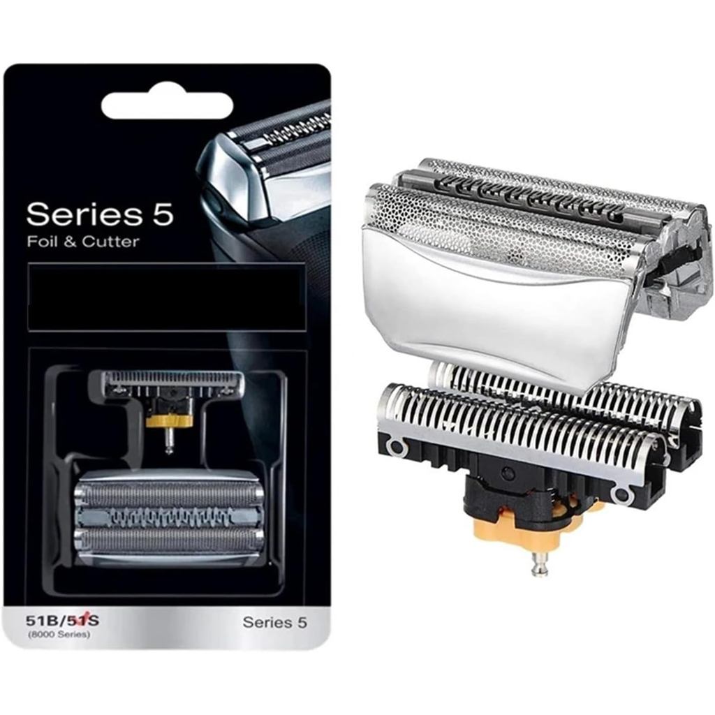 51S หัวเปลี่ยน,ใช้งานร่วมกับ Braun, Series 5 เครื่องโกนหนวด 510,530,540, 550,550s-3,550s-4,550cc,550