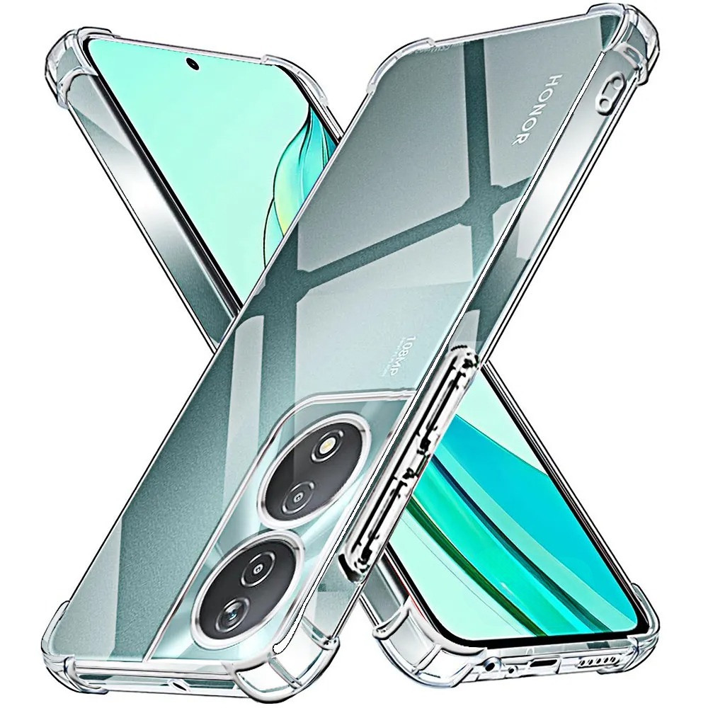 เคสโทรศัพท์หรูหราสําหรับ Honor X7b 5G กลับ Slim Soft Tpu โปร่งใสสําหรับ Huawei 100 Pro 90 80 70 Lite X7a X9b X8b X6a X8a