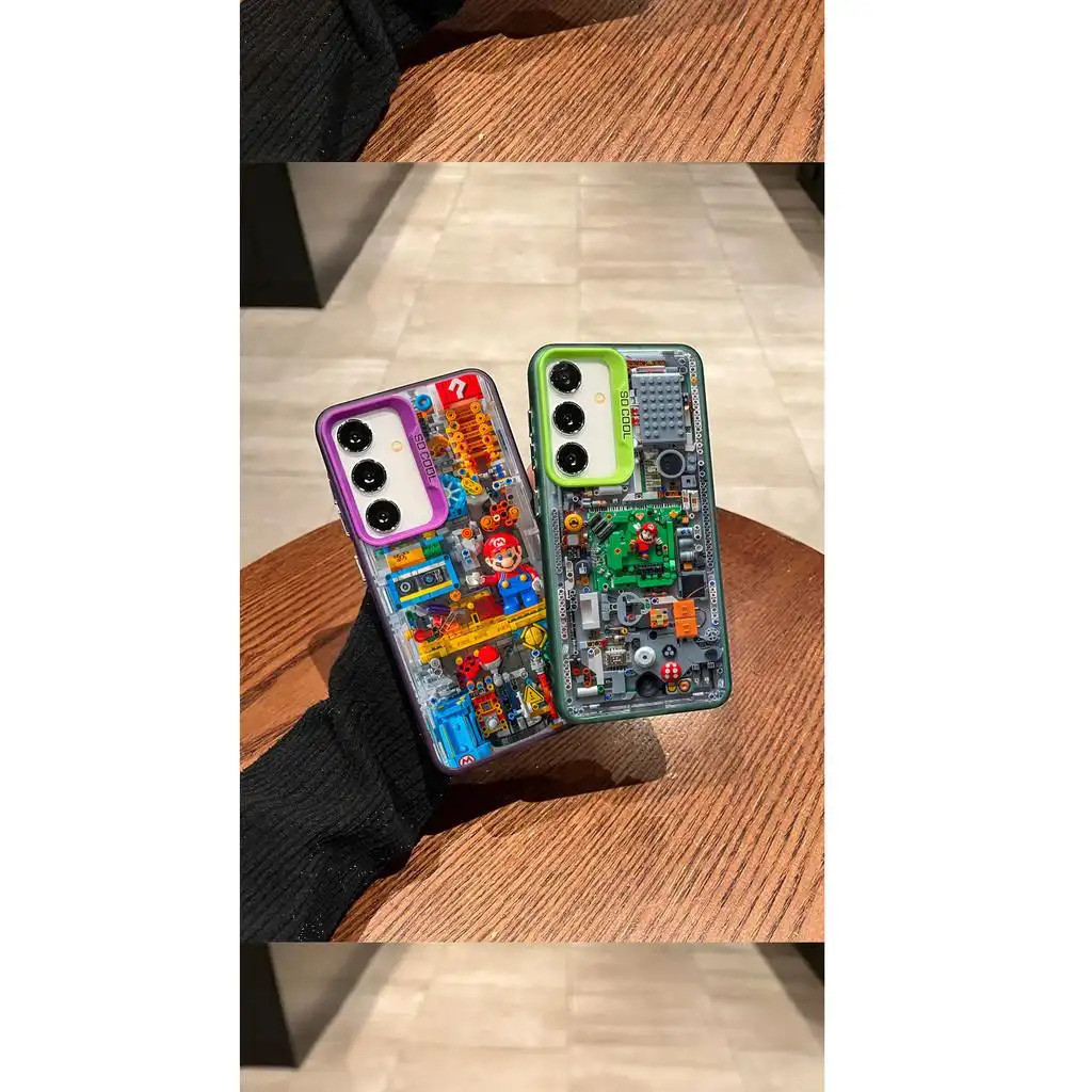 Mechanical Mario Premium อินเทรนด์กันกระแทกเคสโทรศัพท์เหมาะสําหรับ Samsung S25PLUS/A05S/M05/A04S/F05