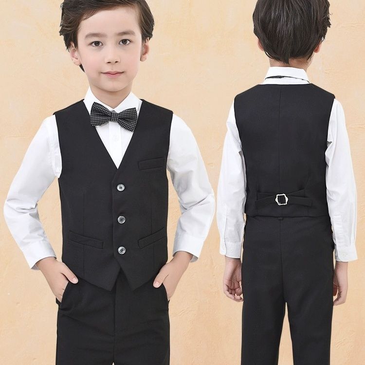 สินค้าใหม่! เสื้อกั๊กดีเทลด์สำหรับเด็กชายไซส์พิเศษ สไตล์กระโหลกเกาหลี - รูปที่ 3