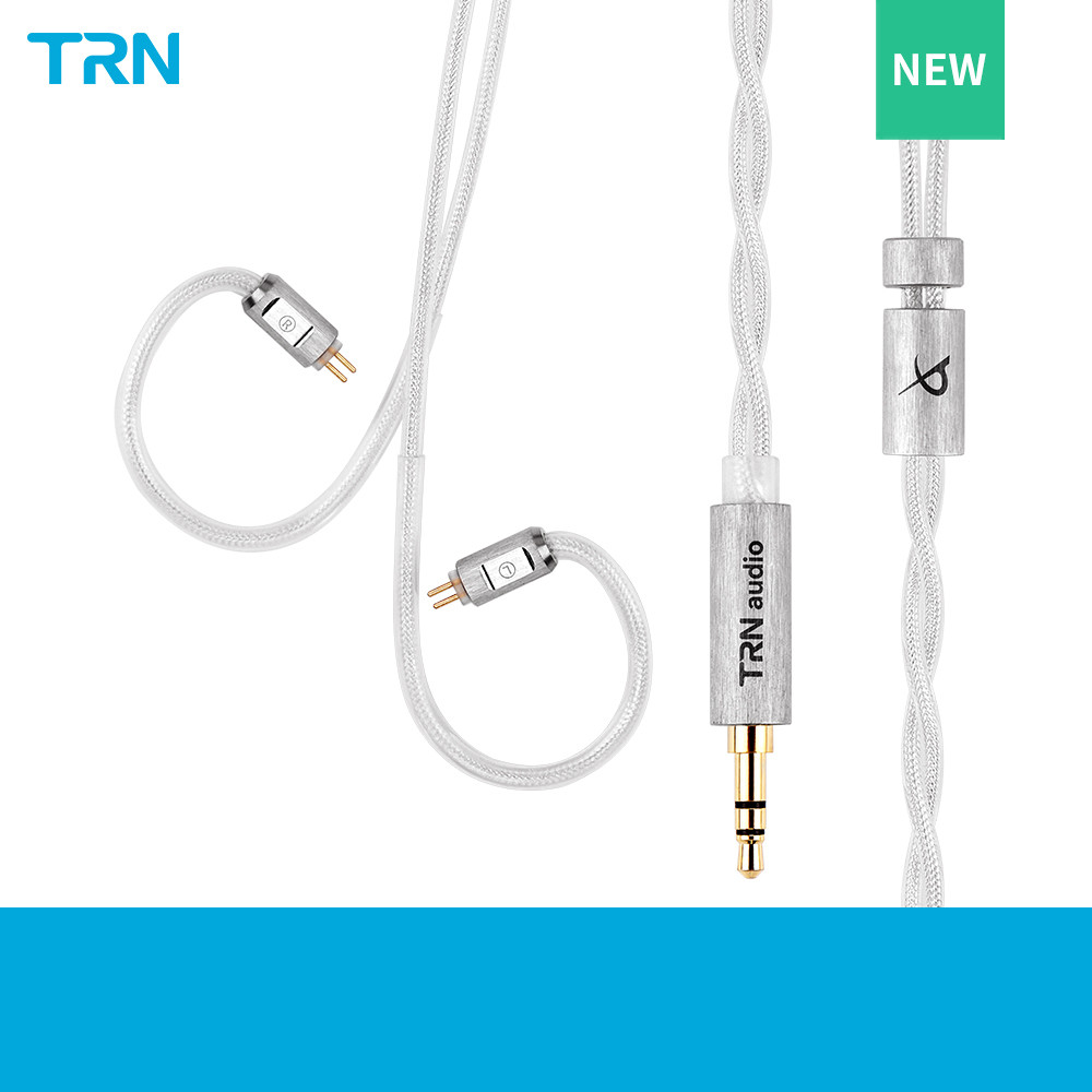 TRN -Ice Eel high-ppurity ทองแดงคริสตัลเดี่ยวสายชุบเงิน 3.5 มม./4.4 มม. 0.78/2pin เข้ากันได้กับ