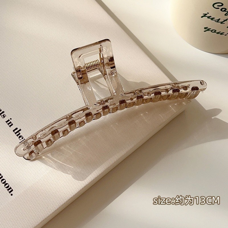 กิ๊บฉลามอะคริลิกโปร่งใส สไตล์เรียบง่ายสำหรับการแต่งผมแฟชั่น - รูปที่ 7