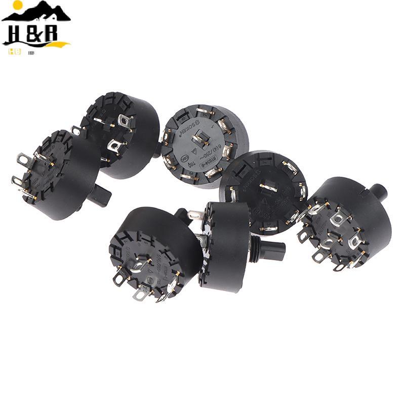 H&B Dec 1PCS 2/3/4/5/6/7/8 Gear with Knob Cap Rotary Gear Switch 6A 250V Power Switch {th}