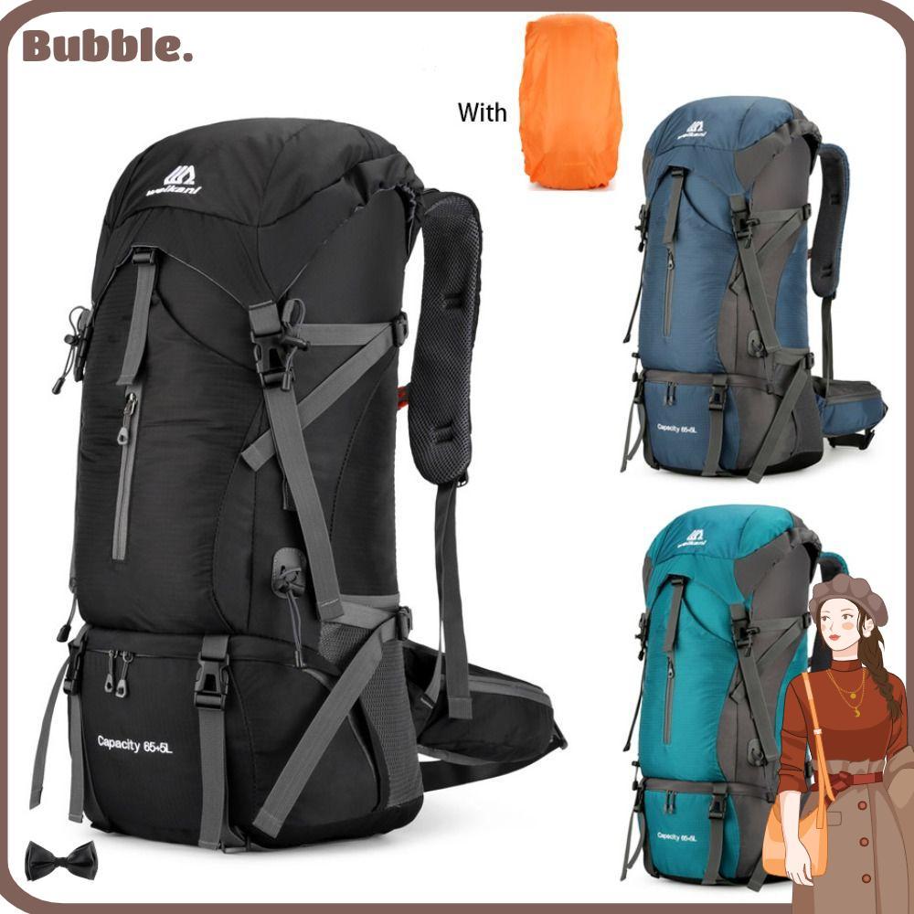 BUBBLE Travel Backpack, 70L Large Capacity Travel Rucksack, Handheld Waterproof Breathable Duffle Ba