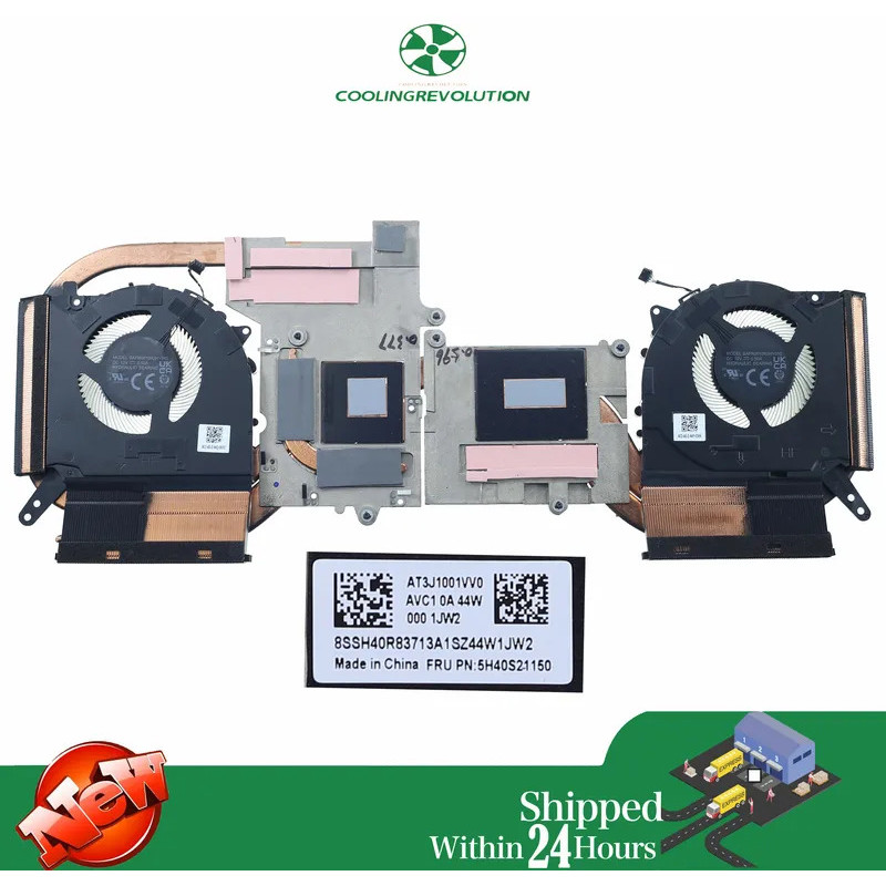 1PCSLaptop CPU ฮีทซิงค์พัดลมสําหรับ Lenovo Legion 5 15IRX9 5H40S21149 5H40S21150