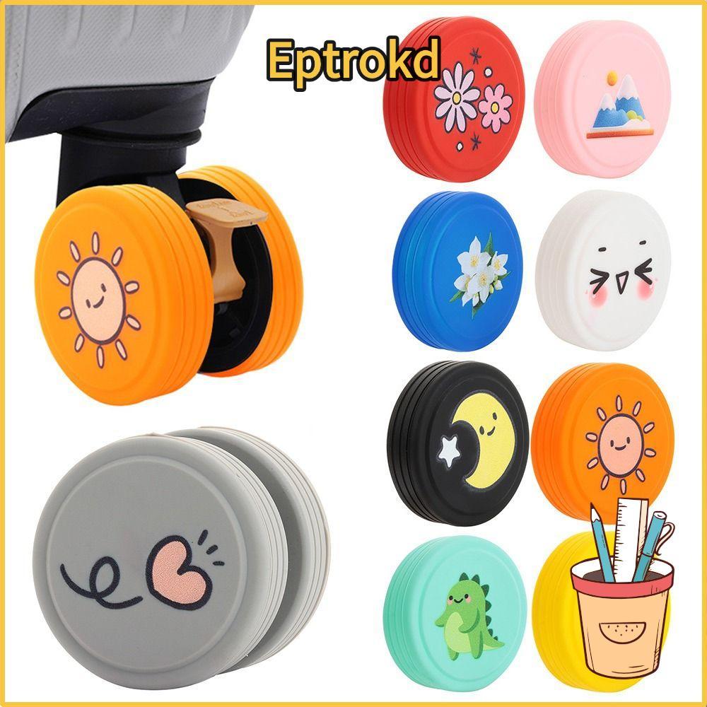 ถุงครอบล้อ Etoro ทำจากซิลิโคน กันลื่นและลดเสียงรบกวน สำหรับรถเข็นและกระเป๋าเดินทาง