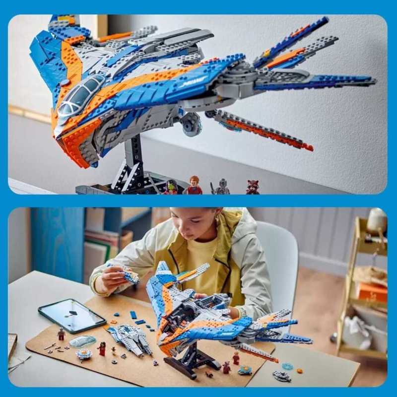 เข้ากันได้กับเลโก้ 76286 Superhero Marvel Galaxy Guard Milan ประกอบของเล่นบล็อกตัวต่อ