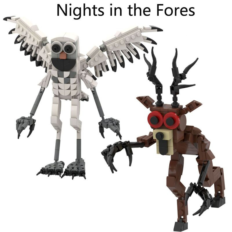 99คืนในป่ากวางอาคารบล็อก99คืนในป่ากวางอาคารบล็อกสําหรับเด็กผู้ชายของเล่นคริสต์มาสของขวัญวันเกิด