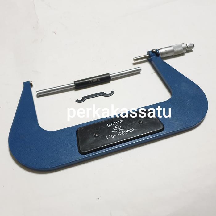 OUTSIDE MICROMETER TRICLE BRAND 175-200MM 175 - 200 MM / 0.01MM