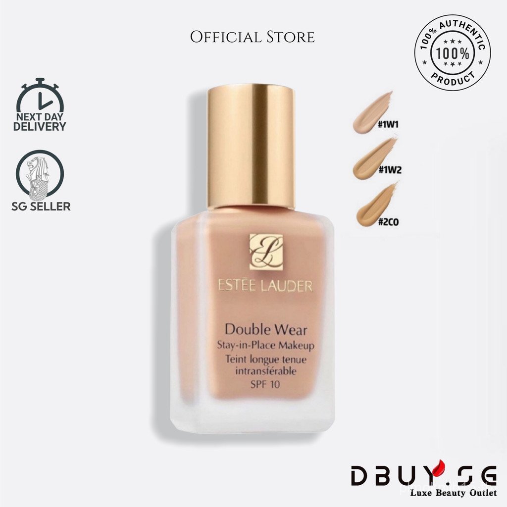 ESTEE LAUDER เอสเต้ ลอเดอร์ |  Authentic Double Wear Stay In Place Makeup Foundation 30ml-1W1,1W2,2C