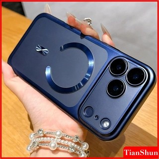 หรูหราโปร่งใสพร้อมเคสรองรับชาร์จไร้สายเข้ากันได้สําหรับ ไอโฟน 11 12 13 14 15 16 17 มือโปร สูงสุด บวก ต่อต้าน-ตก เคสโทรศัพท์ปก
