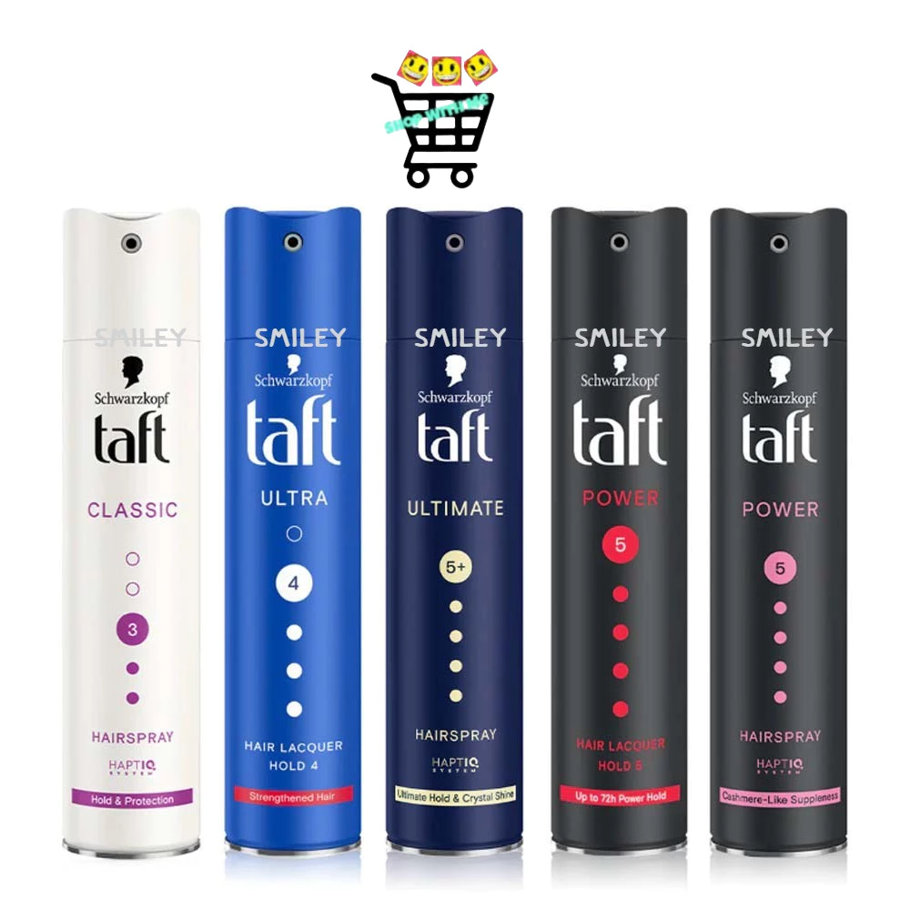 สเปรย์จัดแต่งทรงผม Schwarzkopf TAFT HAIR SPRAY 60 ml. 250 ml. ชวาร์สคอฟ ทัฟท์ จัดทรงง่ายไม่ทำให้ผมลีบแบน