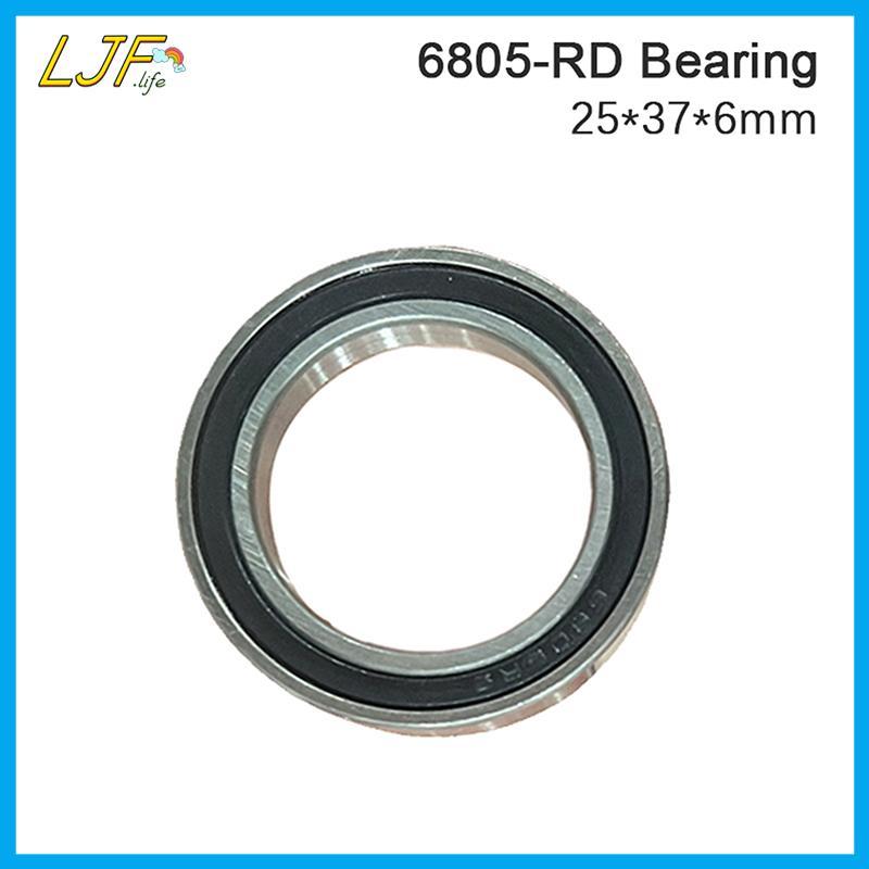 LJF 6805-RD แบริ่ง 25*37*6 มม. 6805RD แบริ่งวงเล็บด้านล่างจักรยานโดยเฉพาะ 6805 RD ( HT2 / BB51 ) MR2