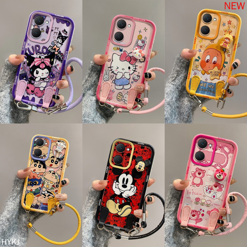 เคส VIVO Y03 Y18 4G Y03T Y28S 5G Anti fall อะนิเมะการ์ตูน TPU เคสโทรศัพท์ซิลิโคนอ่อนนุ่ม YS