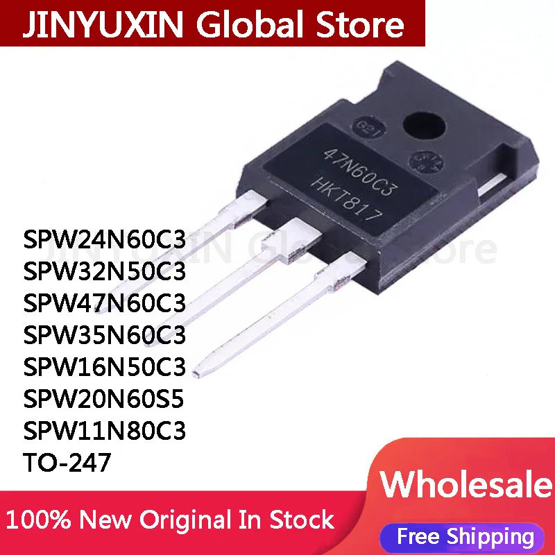 5PCS SPW47N60C3 47N60 47N60C3 SPW35N60C3 35N60C3 SPW32N50C3 SPW24N60C3 24N60C3 SPW20C3 SPW12S ทรานซิ