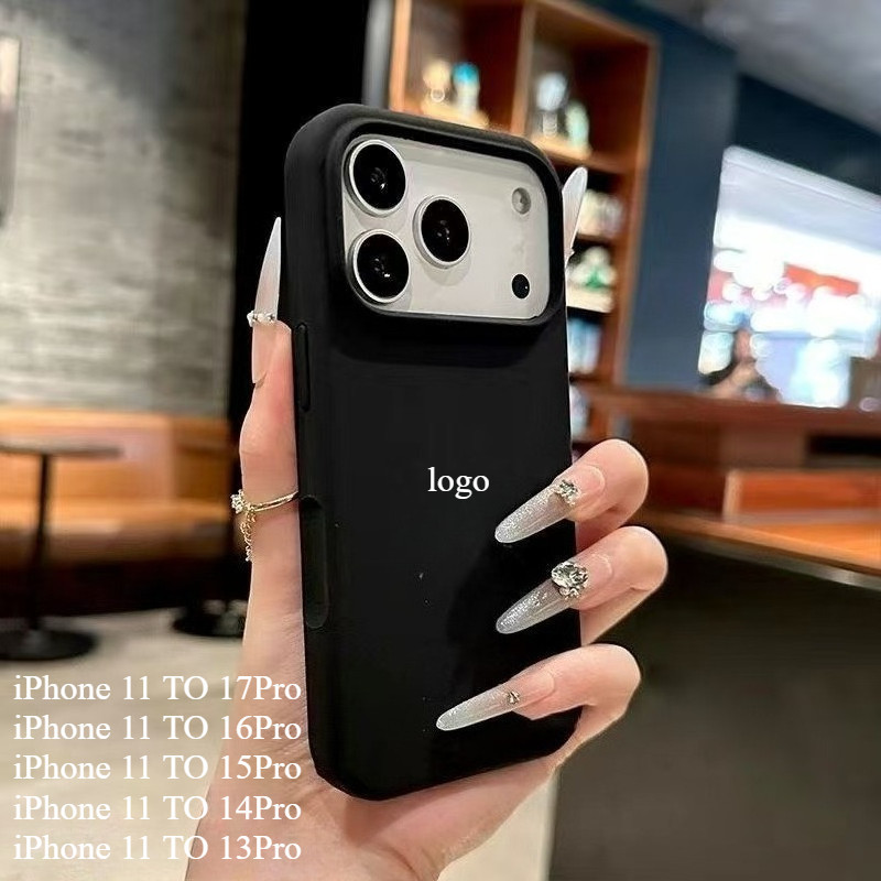 ทันทีเปลี่ยนใหม่เคสโทรศัพท์ลักษณะIPhone XR X XS XSMAX 11 เปลี่ยน 13 14 15 16 17 Pro Max Matteซิลิโคนเคสโทรศัพท์
