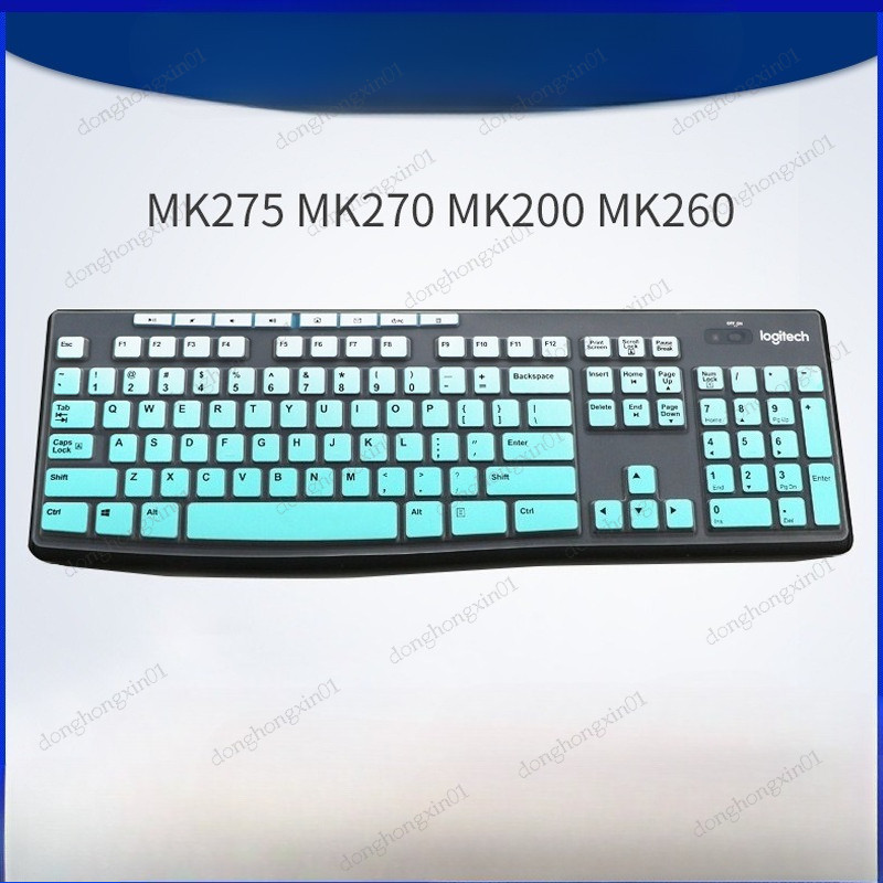 แป้นพิมพ์ผิวสําหรับ Logitech MK200 MK270 MK260 MK295 MK275 MK260 Logitech K270 K200 K260 คีย์บอร์ด P