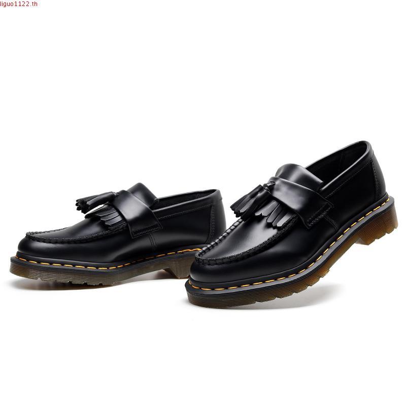 Dr.Martens Genuine Leather Men and Women Casual Loafers Unisex p On Tassel Leather Loafers 35-45