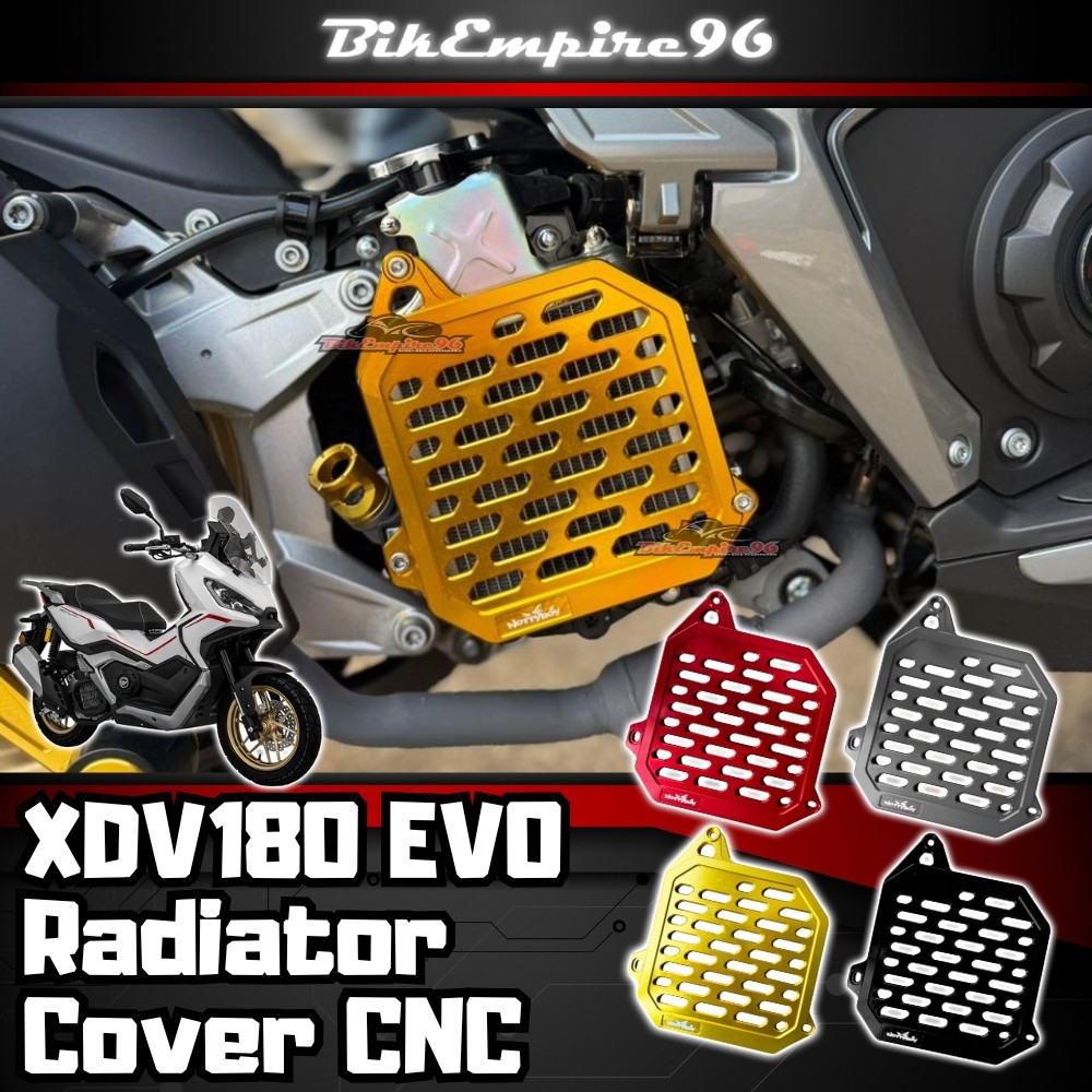 XDV180 Evo ฝาครอบหม้อน้ํา CNC หม้อน้ําสุทธิหม้อน้ําย่าง NottyBoy Design Keeway XDV180 Evo