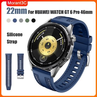 QuickFit 22 มม.ซิลิโคนสําหรับHUAWEI WATCH GT6 Pro 46 มม.สําหรับนาฬิกาGT6 5 GT5 Pro 46 มม./Amazfit GTR4/3/Bip6 Bands