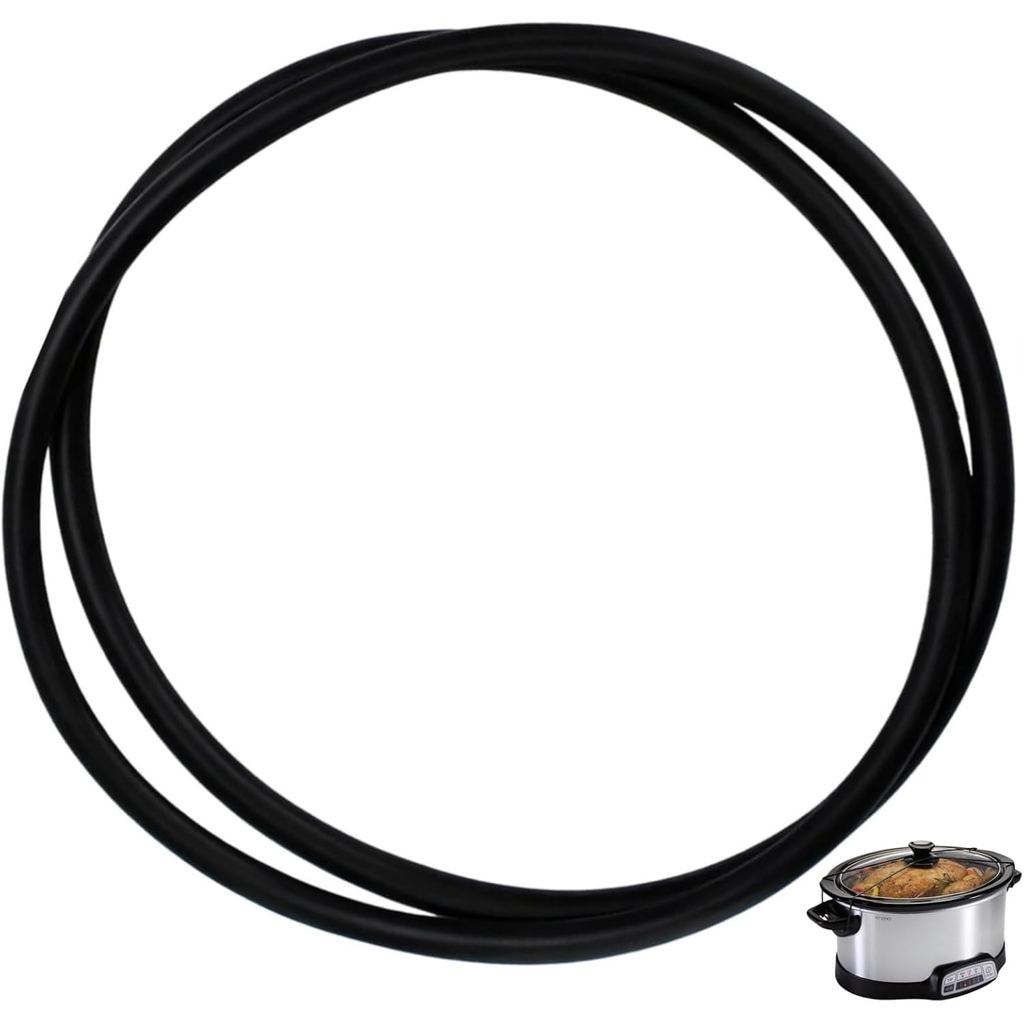 สีดําฝาปิด Latch Strap Rubber Band 6,7,8 Quart ใช้งานร่วมกับ Hamilton Beach Crock Pot หม้อหุงช้า WHT