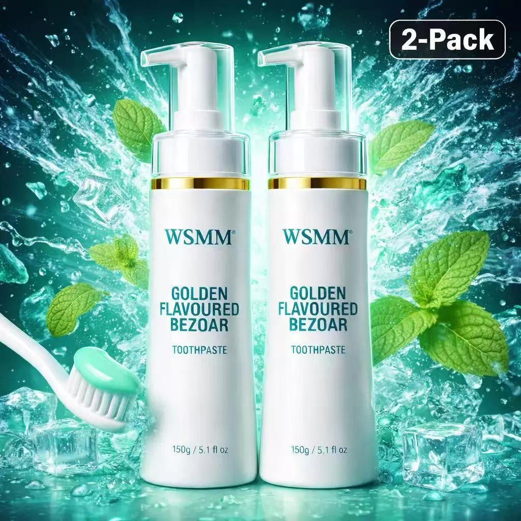 WSMM ยาสีฟันแบบปั๊ม150g *2 กลิ่นมิ้นท์หอมสดชื่น สะอาด อ่อนโยนต่อช่องปาก ใช้ง่ายกดปุ๊บพร้อมใช้